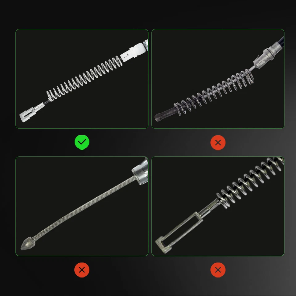 Cable de freno de estacionamiento lateral trasero 2 piezas para Chevy Silverado 1500 GMC Sierra doble cabina Foto 2 de 4