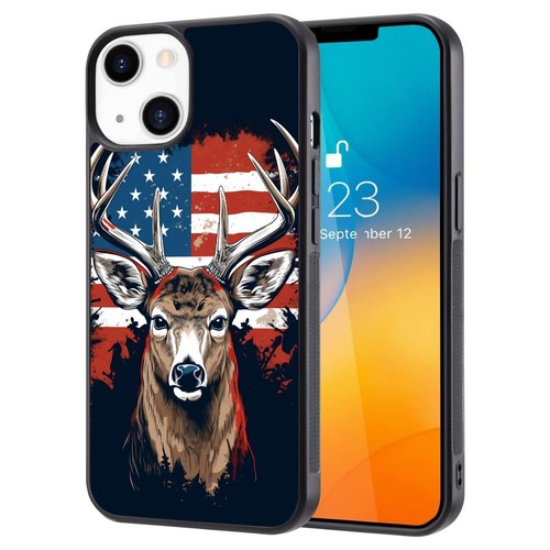 usa flag Buck deer Camo For iPhone SE XS XR Max 5 6 7 8 Plus Anti scratch Cover - Picture 22 of 25