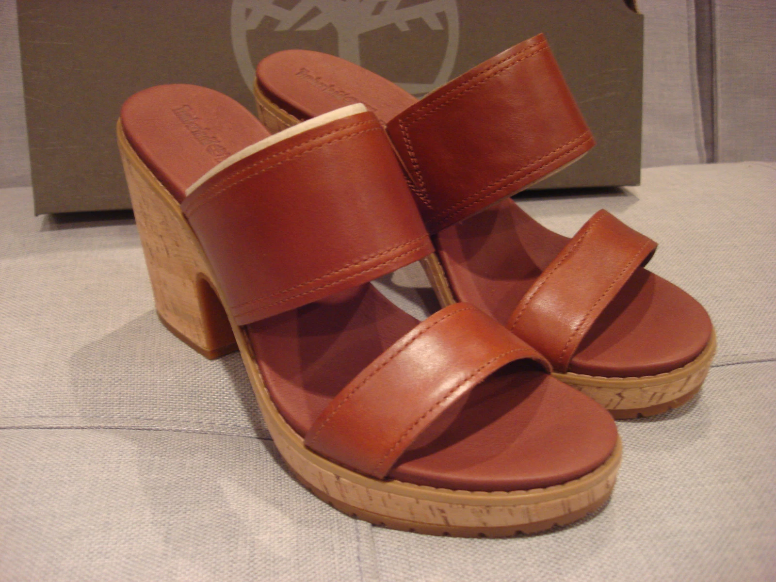 SCARPE DA DONNA TIMBERLAND ROSLYN CON TACCO ALTO PLATEAU TAGLIA 9 NUOVE