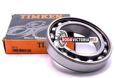 TIMKEN 6010 OPEN NO SEALS Deep Groove Radial Ball Bearing - 50x80x16mm