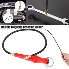 Flexible Magnetic Bendable Picker Magnet Shaft Pick Up Rod Stick Hand Tool 60cm