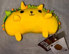 Exploding Kittens Taco Cat Plush Stuffed Animal Toy VGUC tags still attached