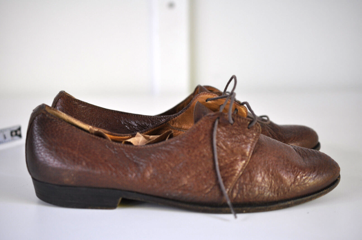 Lorenzo Banfi Womens brown leather shoes size 7.5 M made in Lorenzo Banfi Womens brown leather shoes size 7.5 M made in