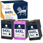 64XL Black Color Ink Cartridge 64 XLfor HP Envy 7155 7158 7855 7858 Printers