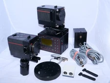 Roundshot  220-VR  / Super-35 Panoramic cameras.  Nikon F, Leica-R  lenses.