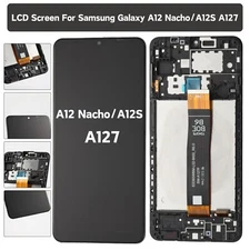 For Samsung Galaxy A12 Nacho/A12S A127 LCD Display Touch Screen Assembly W/Frame
