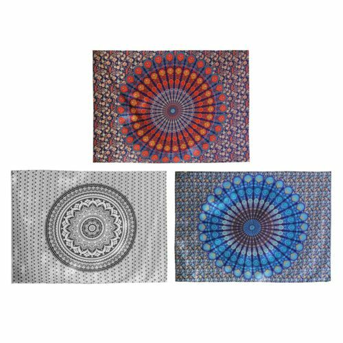 MUSLONG Makramee Wandbehang Set - 4 Franzengirlanden Boho Deko 95cm Baumwolle