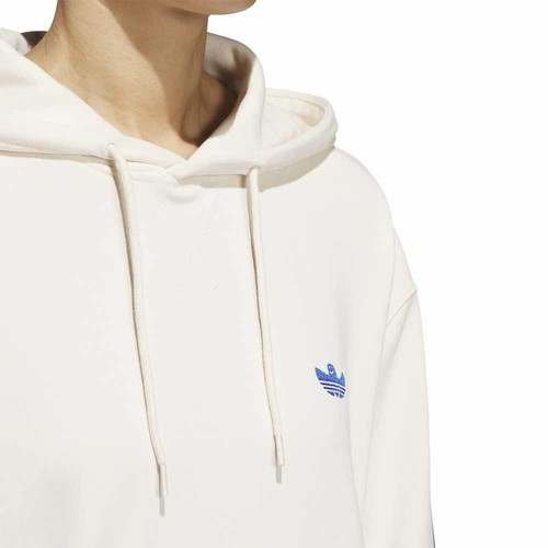 Adidas Skateboarding Shmoo Won White Royal Blue Feather Hooded Sweatshirt - Picture 5 of 9