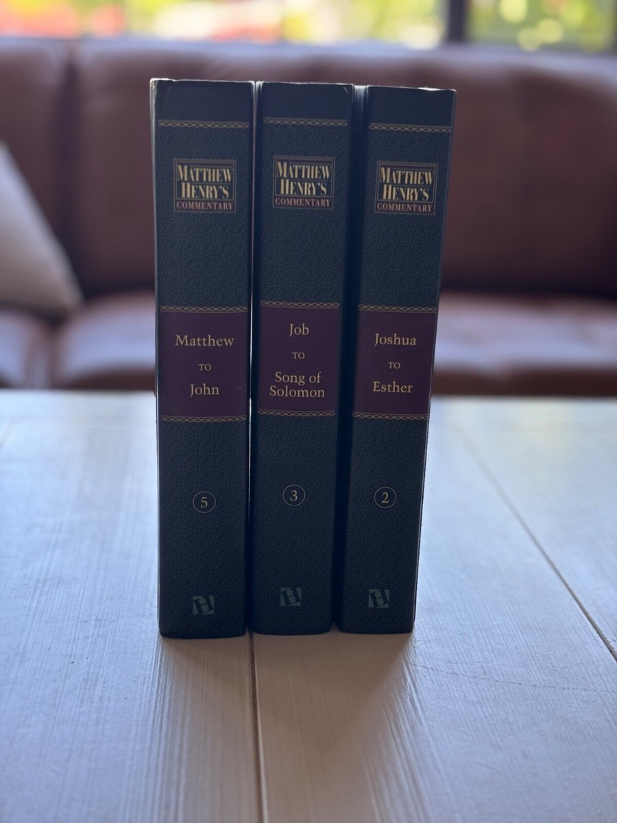 洋書 MATTHEW  HENRY'S  COMMENTARY Matthew Henry's Commentary on the Whole Bible (6 Volume Set