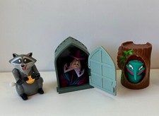 Lot of 3 Disney Pocahontas Burger King Toys Finger Puppets Vintage 1996