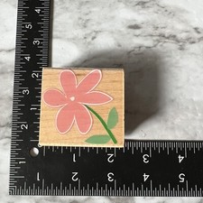 Rubber Stamp Hero Arts Hearts Flower E2697 Bold Flower Note petunia daisy