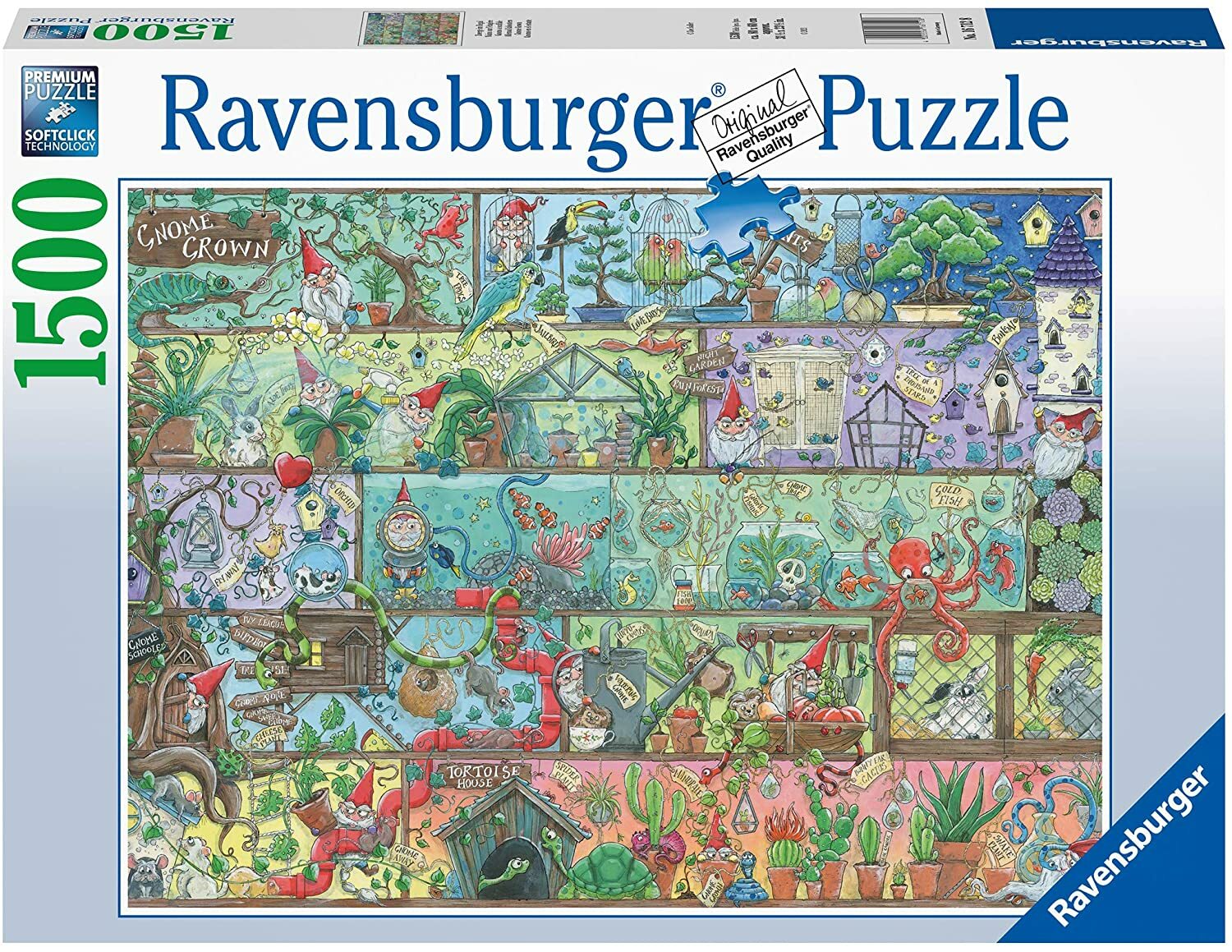 Пазлы Ravensburger Gnome Grown из 1500 кусочков для взрослых и детей в возрасте от 12 лет