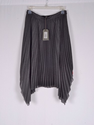 Neu mit Etikett $ 219 Allsaints Lerin asymmetrischer Rock in Schwarz Metallic 4 - Bild 6 von 7