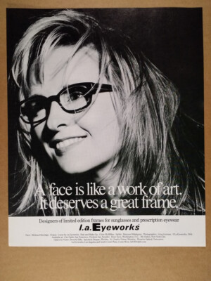 1994 Melissa Etheridge photo LA Eyeworks Frames Eyewear