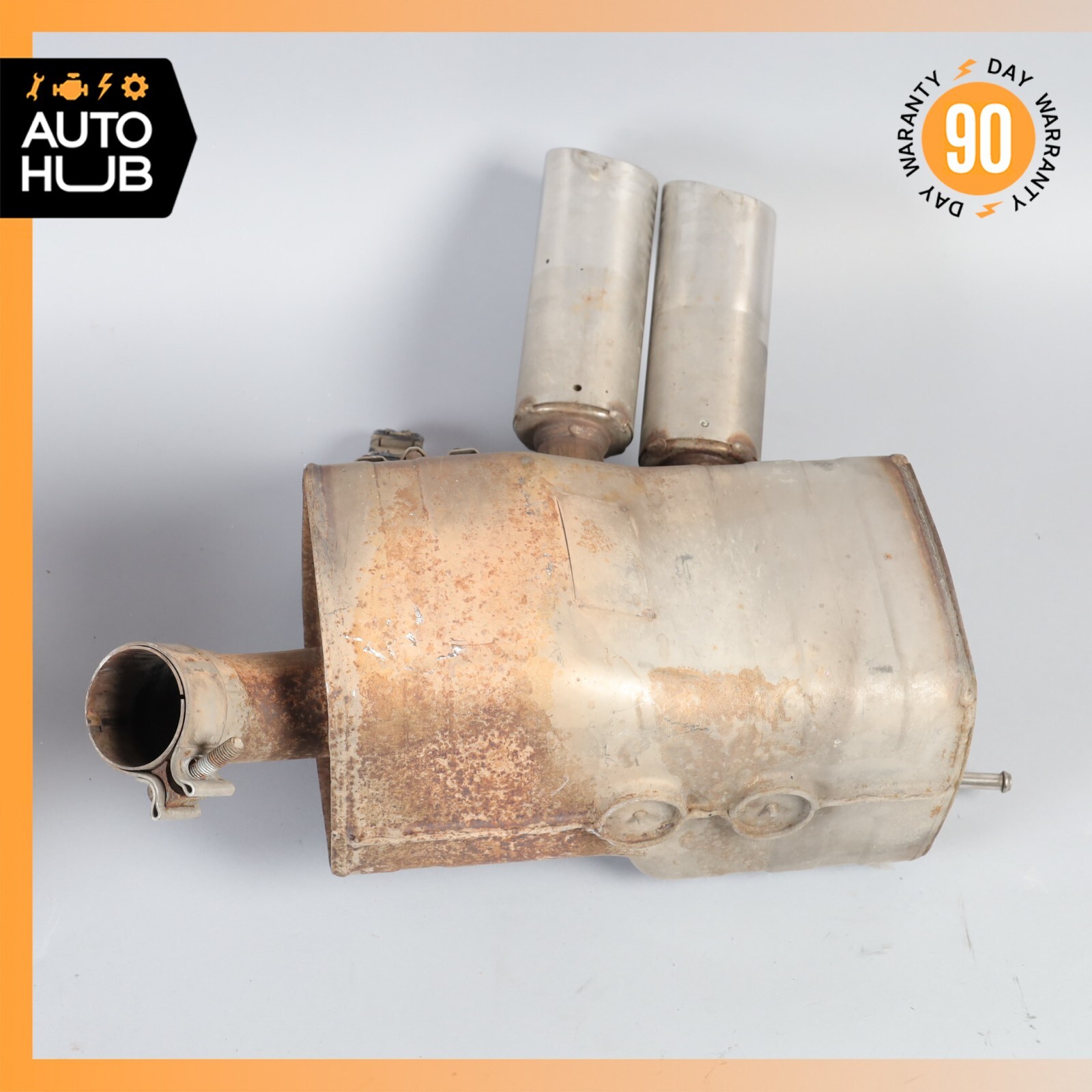 02-07 Maserati Spyder 4200 M138 Exhaust Muffler Quad Tips Left and Right OEM 61k