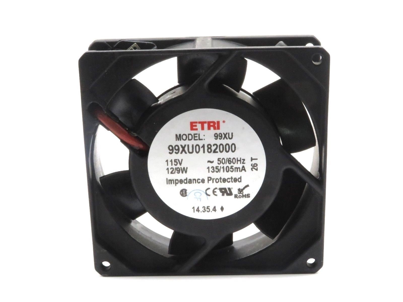 NEW ROSENBERG 99XU0182000 FAN 115V 50/60HZ 12/9WATT 135/105MA | eBay 