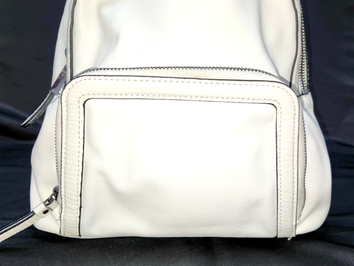 Vera Wang Simply Vera White Backpack Hand Bag Purse - Picture 2 of 18