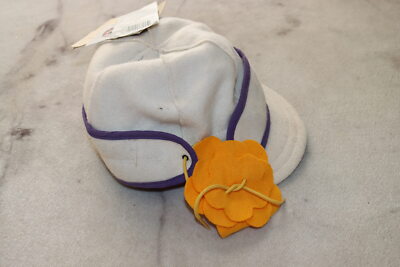 Stormy Kromer Hat Cap Womens 7 Purple/Gold Flower USA Petal Pusher ...
