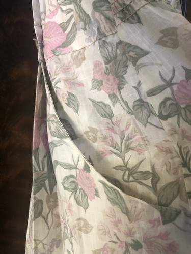 Stuart Alan Vintage 1980s Midi Dress Floral Sz 16-18 Women’s XL Deep Pockets - Picture 6 of 6