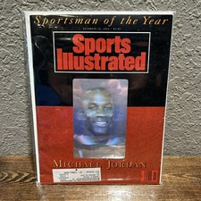 Michael Jordan Hologram SI Cover 1991 "Sportsman of Year" Magazine