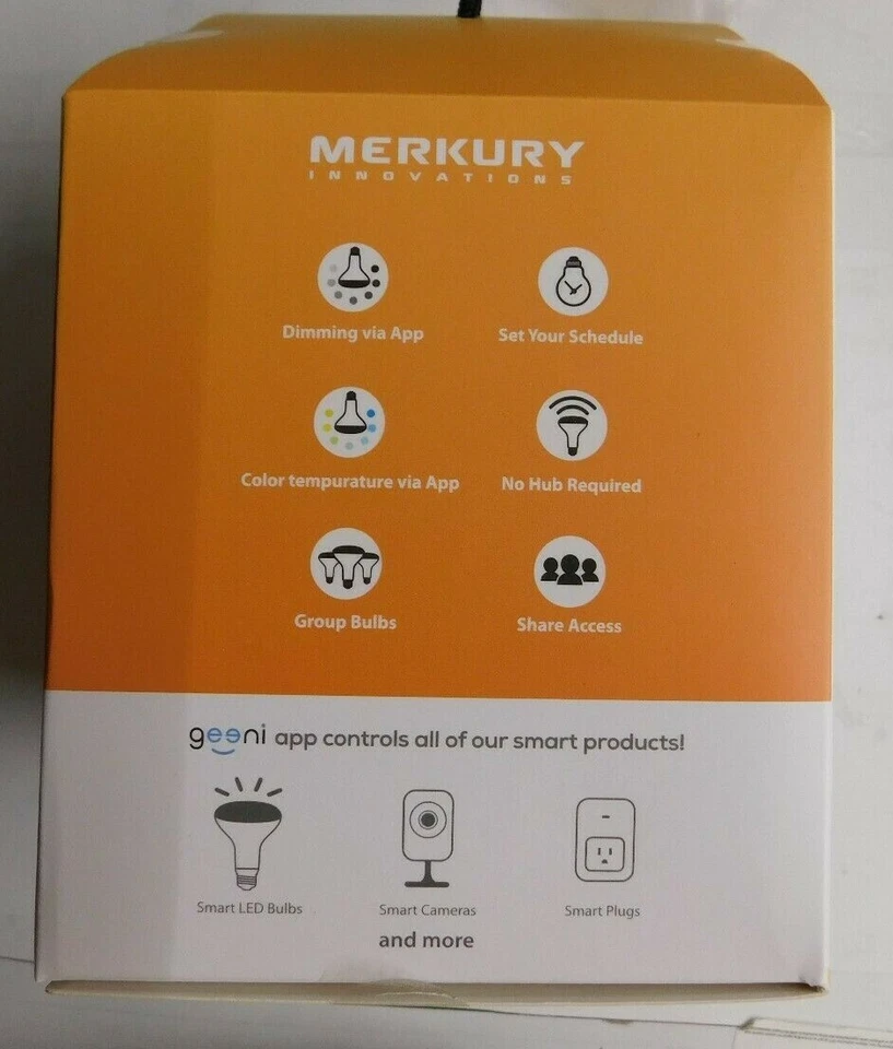 Merkury Innovations Bright Spot Smart BR30 WI-FI  Led White Light - Image 2 of 4