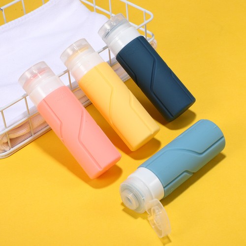 4 Pcs Silicone Bottle Set Travel Shampoo Bottles Liquid Containers - Picture 8 of 11