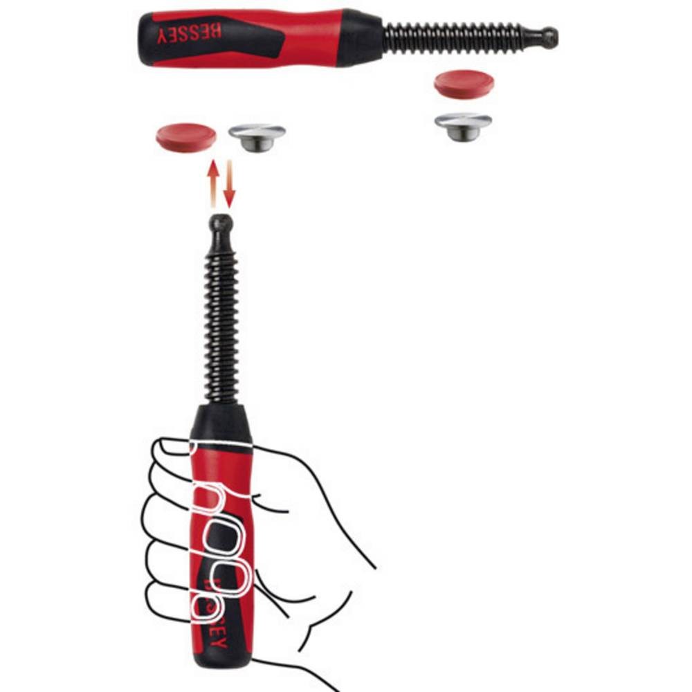 Poignée plastique Bessey 3101186 évite les traces sur le bois tendre