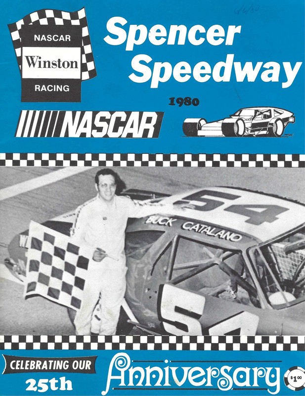 1980 Spencer Speedway (NY) - Weekly Race program - Modifieds - Buck Catalano