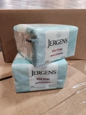 8x Lot Jergens Mild Soap 4.5 Oz Bars W/ Tallow & Tallowate (2x Pack of 4 Bars)