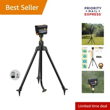 Ultimate Adjustable Oscillating Sprinkler on Tripod - Ideal for Lawns & Gardens