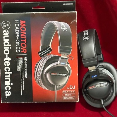 Audio-Technica ATH-PRO5MK2 DJ Monitor Headphones For Parts Japan