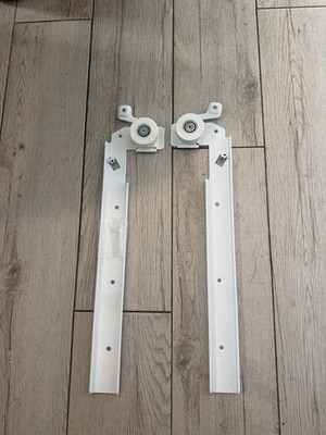 WHIRLPOOL Refrigerator Bottom Freezer Basket Slide Bracket Set  2207533...