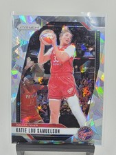 Katie Lou Samuelson 2024 Panini Prizm WNBA Ice Prizm #128 Indiana Fever 