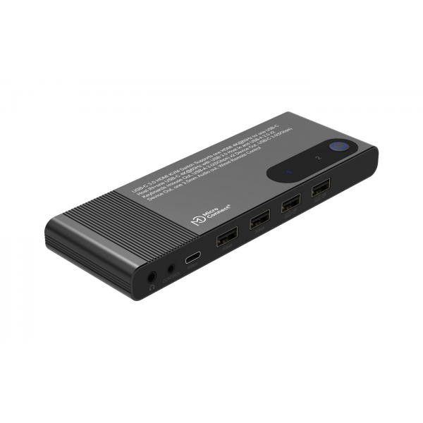 Microconnect Hdmi & Usb-C Kvm Switch 2-Port, Switch Kvm - Immagine 2
