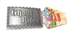 Ghost Rider Belt Buckle Pewter Collectors Edition Marvel Comics Embossed Platted