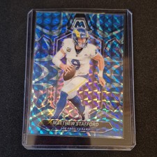 Panini Mosaic 2024 Matthew Stafford Los Angeles Rams Reactive Blue Prizm #127