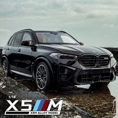 1:18 X5M SUV Alloy Car Model Diecast Simulation Metal Off-road Sound Light Gift