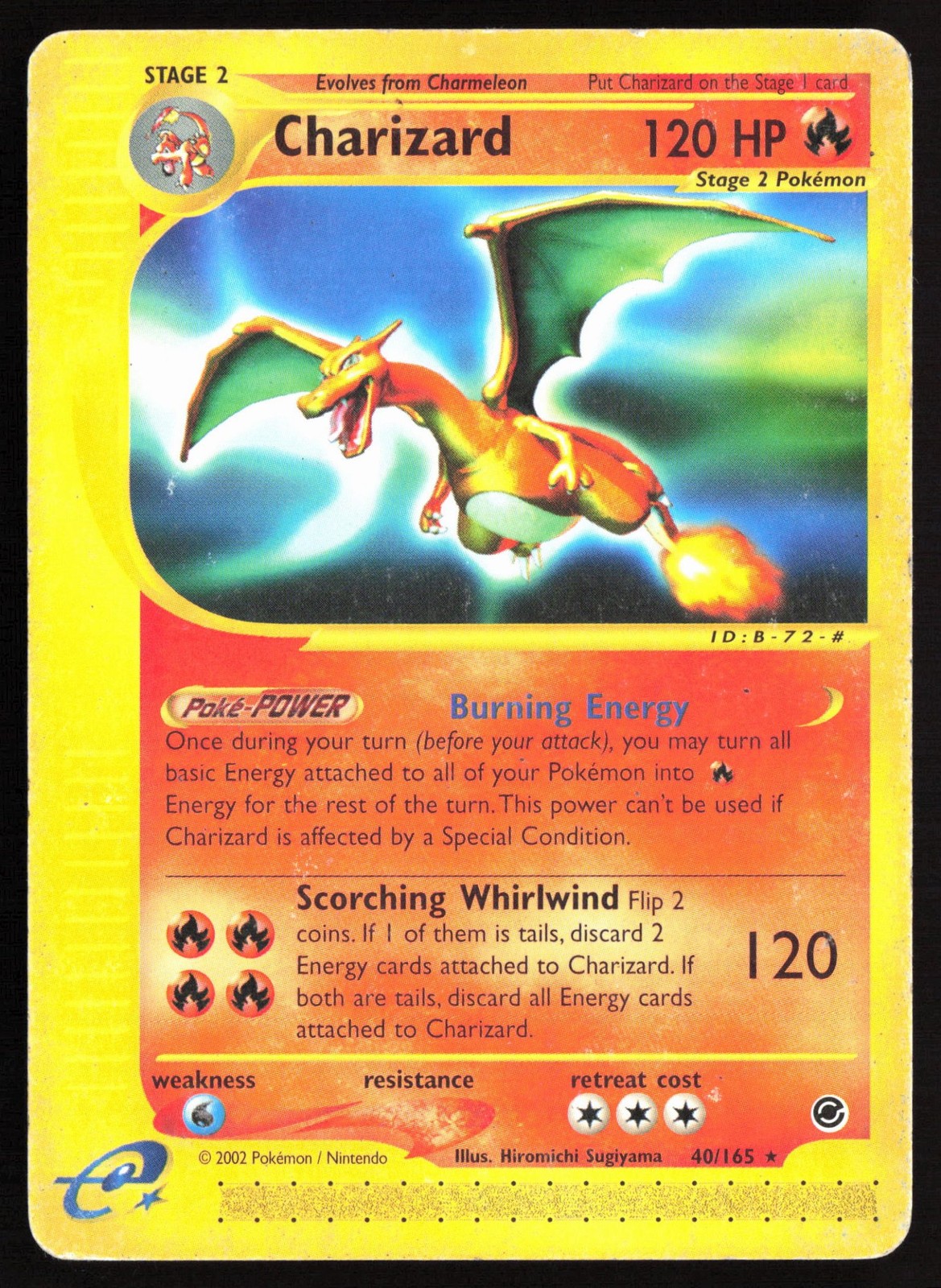 Pokemon Charizard (40) Expedition 040/165 HP