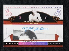 2007 Playoff National Treasures All Decade Cut Signatures 2/61 Mel Hein Auto 1q7