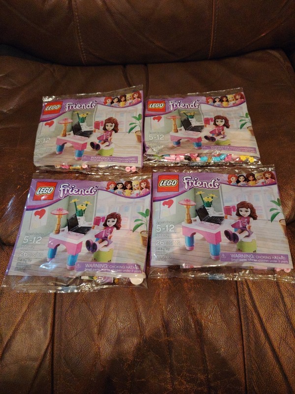 LEGO Friends Olivia's Desk Poly Bag 30102 (SEALED) 4 Polybags