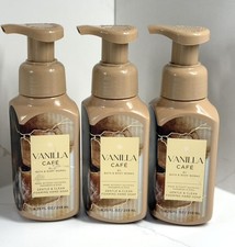 3 Bath Body Works Vanilla Cafe Gentle Foaming Hand Soap 8.75 oz