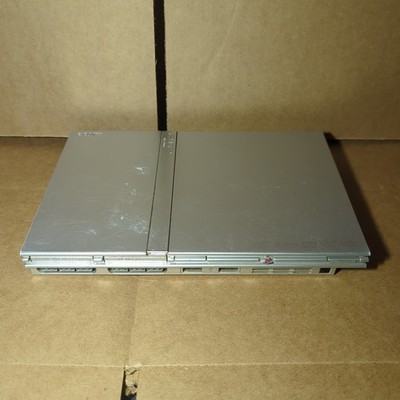 *CIGAR SMELL* Sony PlayStation 2 PS2 Slim Black SCPH-77001 Console Only - Silver
