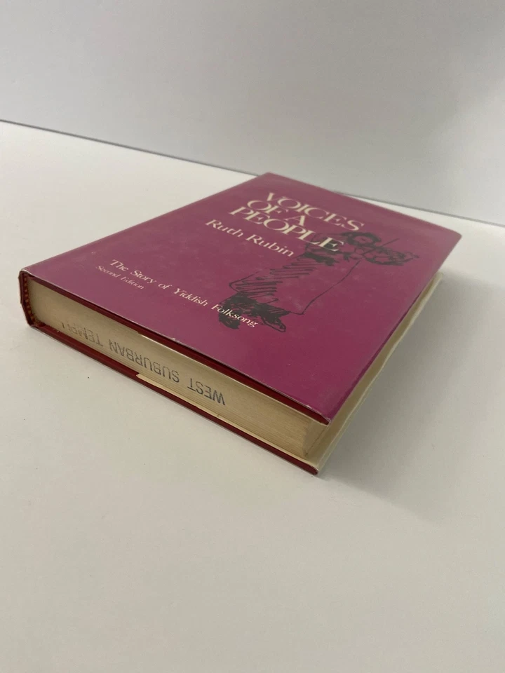 VOICES OF A PEOPLE: THE STORY OF YIDDISH FOLKSONG By Ruth Rubin 1973 Rare Book Foto 4 de 4