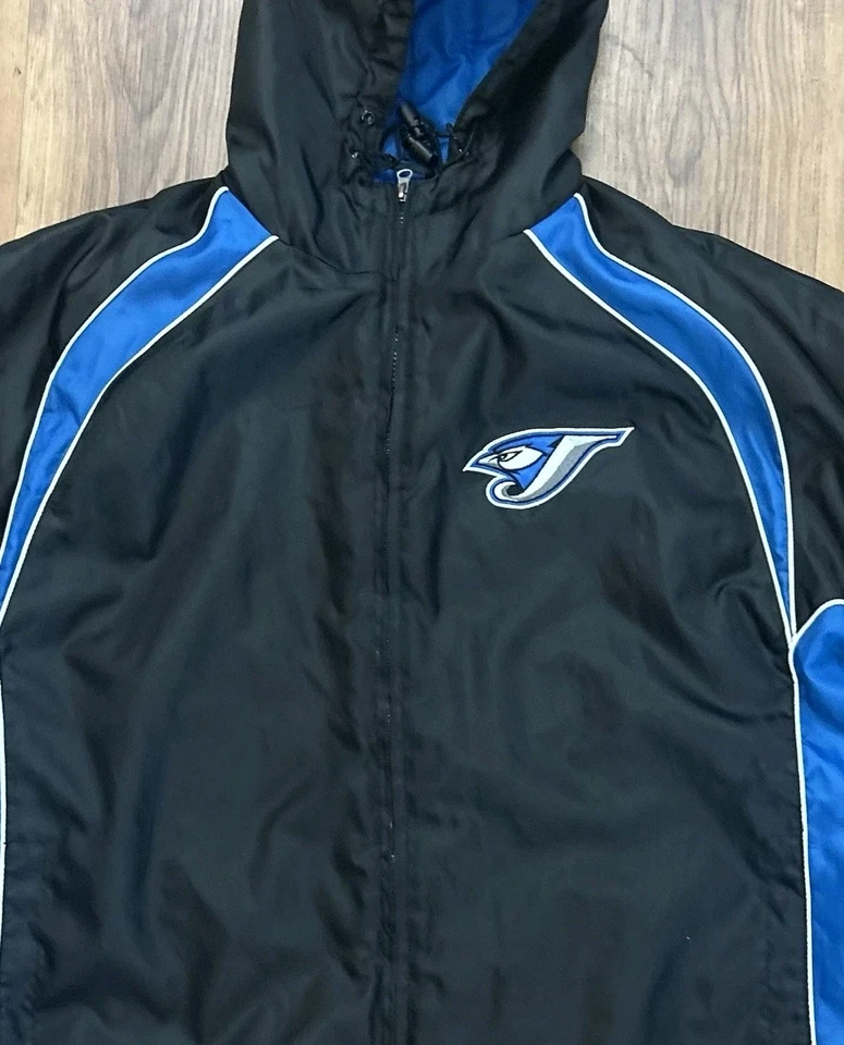 Vintage Toronto Blue Jays XXL Parka Full Zip Jacket Insulated Embroidered G-III - Image 4 of 4