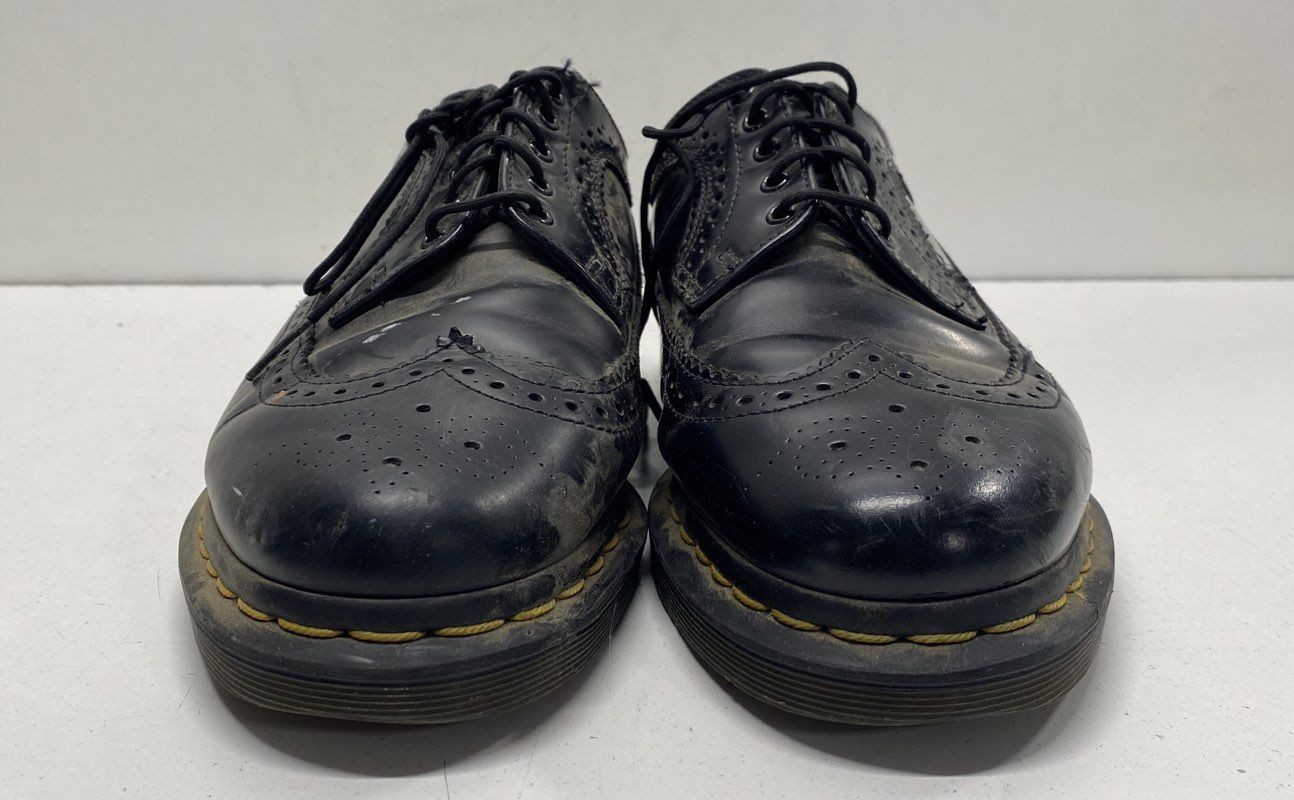 Dr. Martens Black Solid Wingtip Brogue Oxford Men… - image 2
