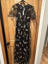 Baltic Born NWT Marseille Embossed Maxi Dress -Size Small