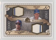 2009 SP Legendary Cuts Generations Memorabilia Ron Santo Aramis Ramirez HOF 0j4n