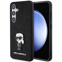 Karl Lagerfeld Glitter Ikonik Logo Metal HüLle FüR Samsung Galaxy S24 S921