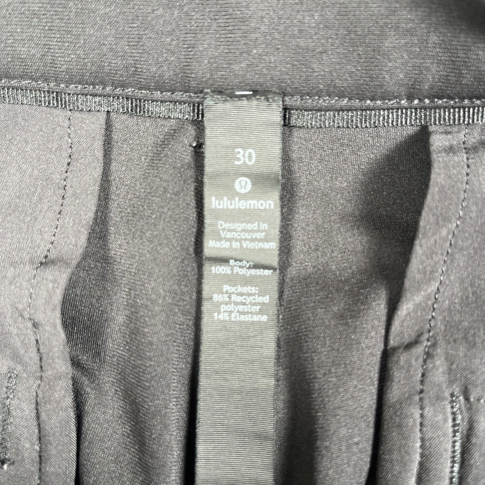 Lululemon Commission Short Men’s 30 Relaxed *Warpstreme 11" Black ABC Stretch - Image 2 of 4