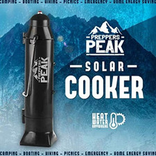 PREPPERS PEAK Tragbarer Solar Warmwasserbereiter Off Grid Camping NEU IM KARTON